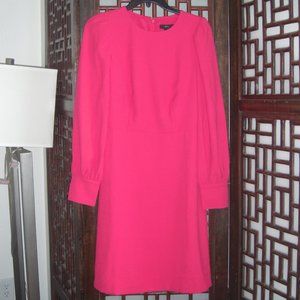 NWT J.Crew Long Sleeve Dress in 365 Crepe, Tall 2